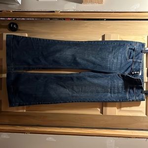 Wide leg flare jeans